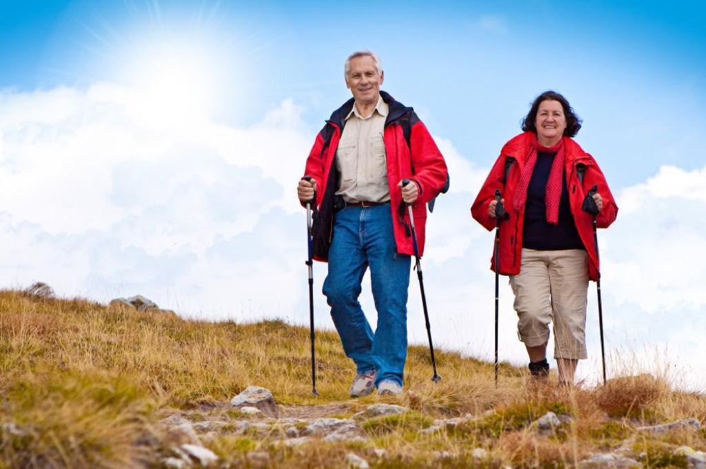 hiking seniors